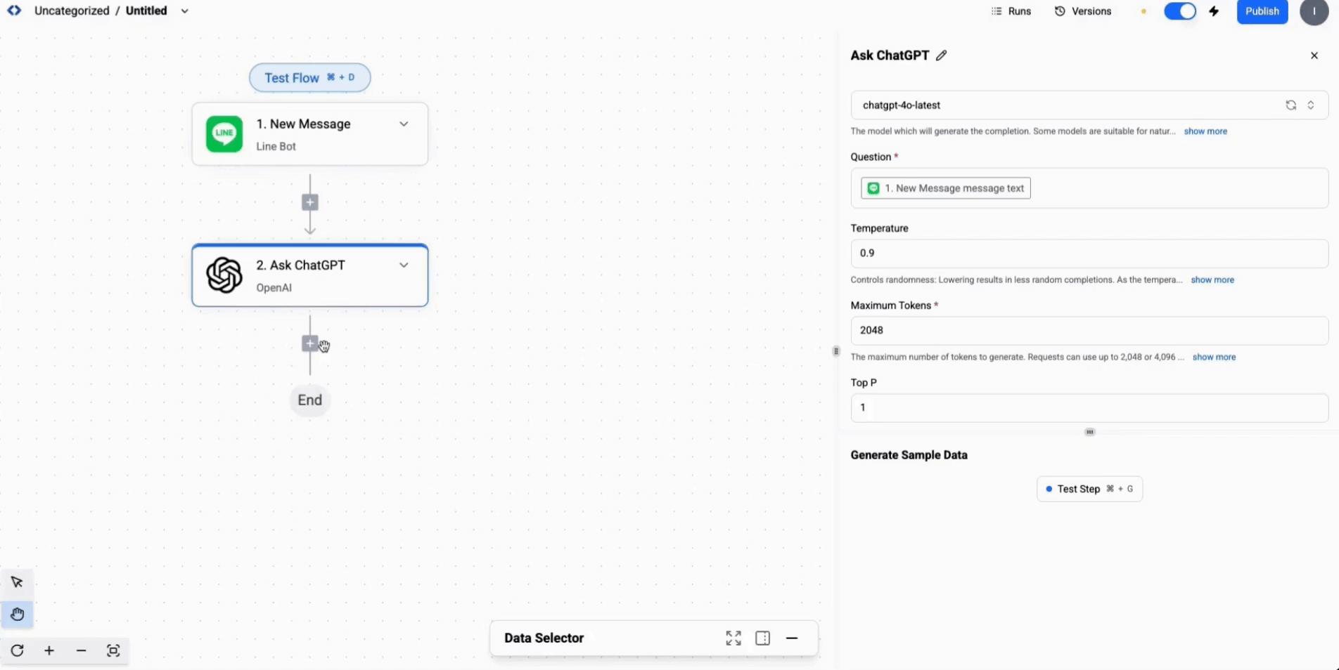 AI Agent Creation UI